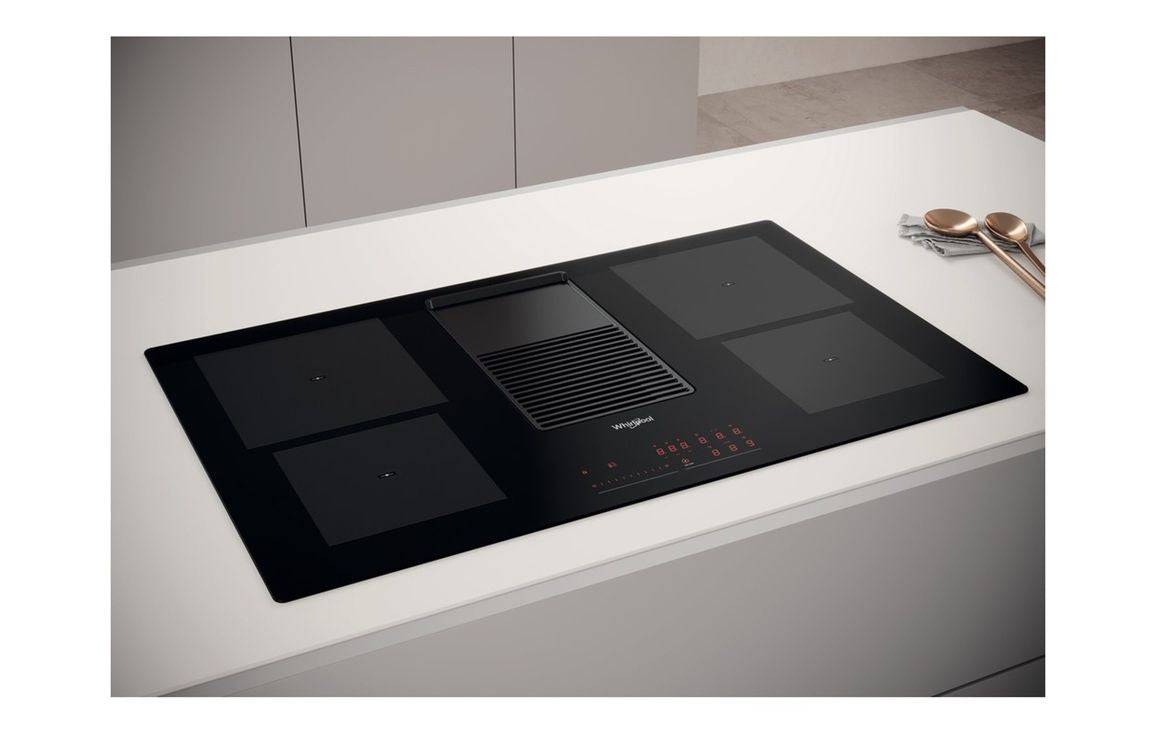 Whirlpool WVH 92 K F KIT 90cm Venting Induction Hob - Black