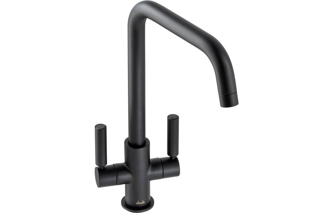 Abode Globe Quad Monobloc Mixer Tap - Matt Black