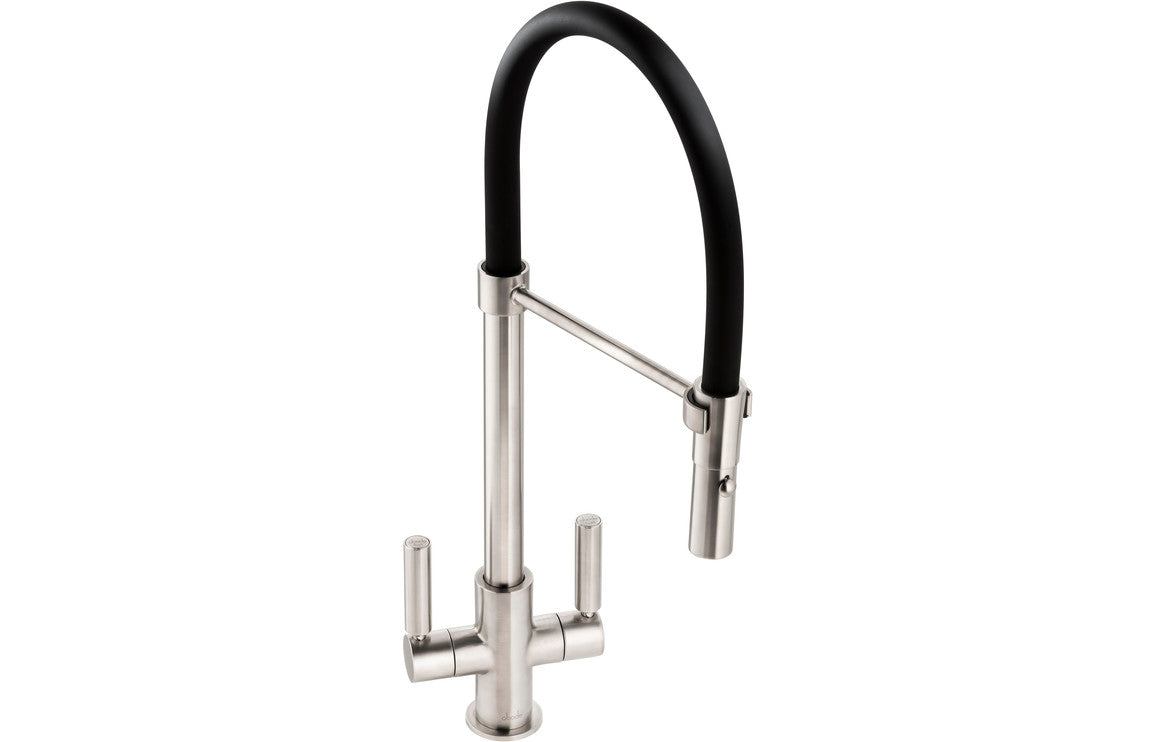 Abode Globe Professional Mixer Tap - Brushed Nickel