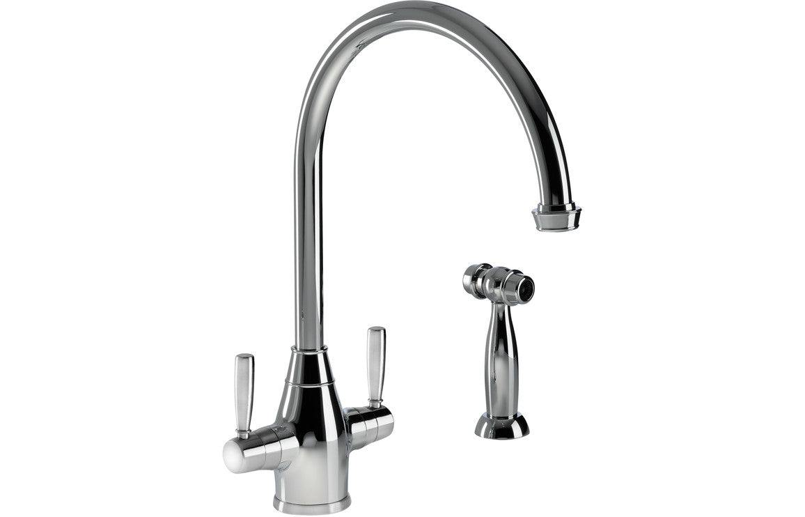 Abode Brompton Monobloc Mixer Tap w/Handspray - Chrome
