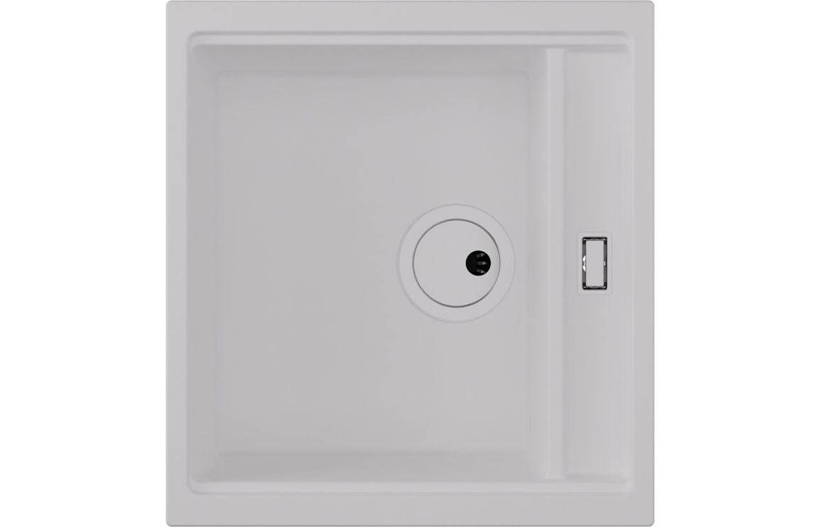 Abode Syncronist Compact 1.25B Inset/Undermount Sink - White