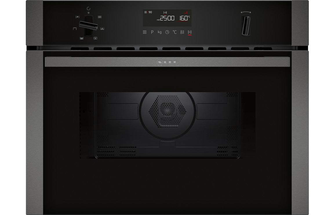 Neff N50 C1AMG84G0B B/I Compact Combi Microwave & Oven - Graphite Grey