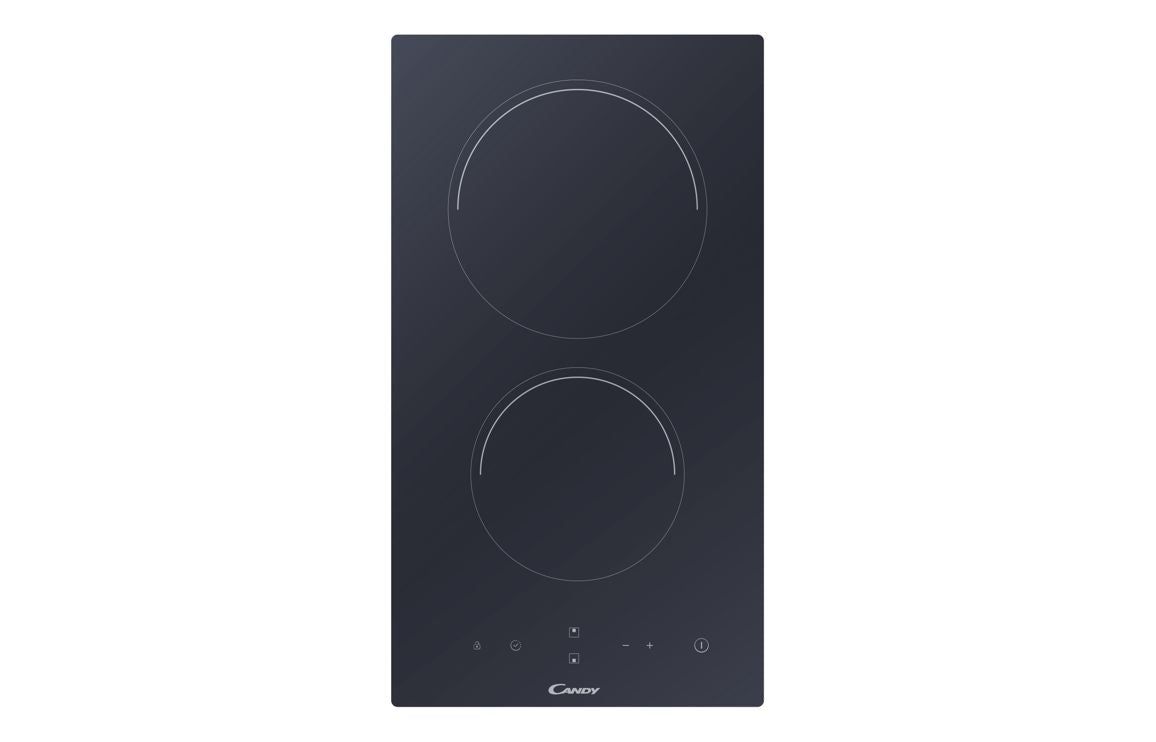 Candy CDH30 30cm Ceramic Hob - Black Glass