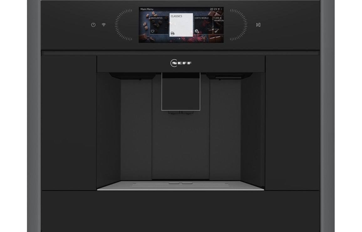 Neff N90 CL4TT11G0 2.4L Coffee Machine - Black w/Graphite Trim