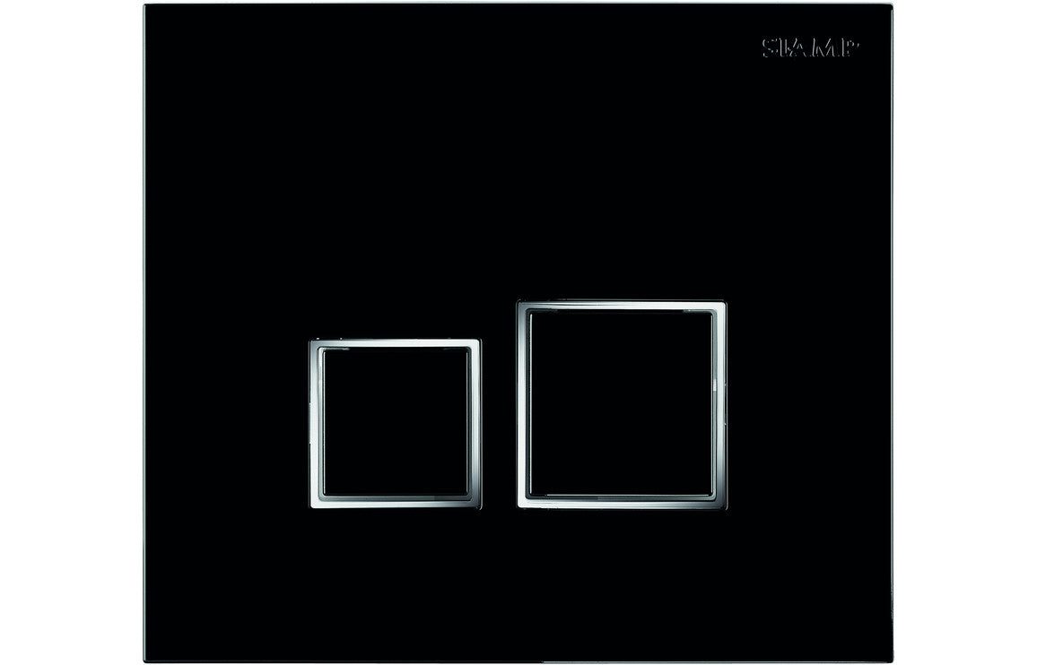 Square Flushplate - Black