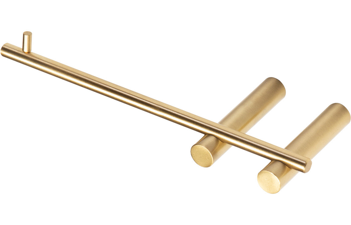 Bertini Toilet Roll Holder - Brushed Brass