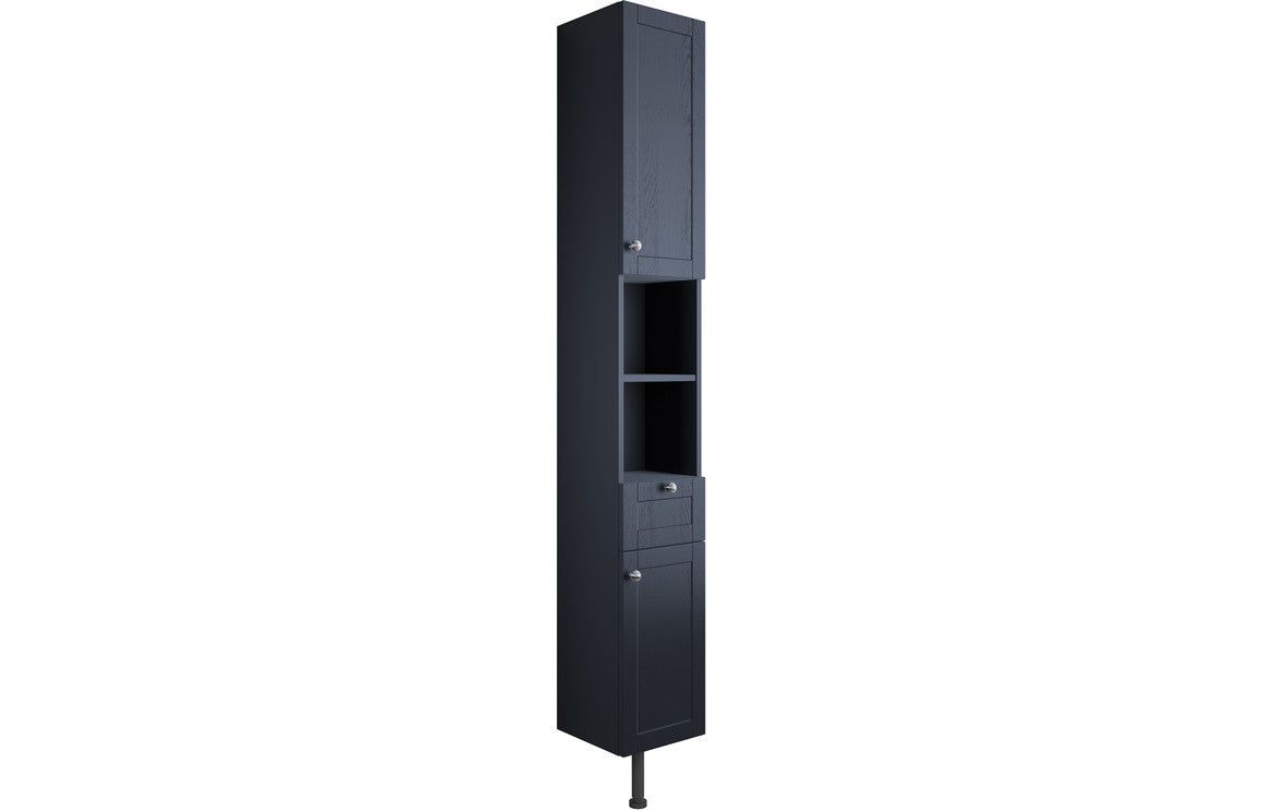 Benita 300mm 2 Door Tall Unit - Indigo Ash