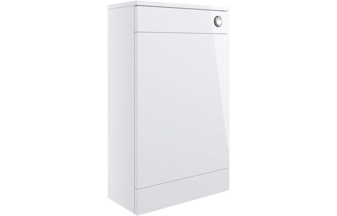 Volta 500mm Floor Standing WC Unit - White Gloss