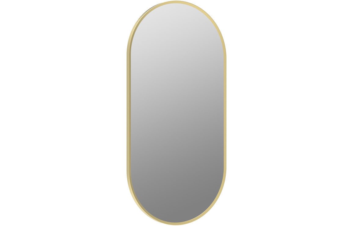 Kenji 800x400mm Oblong Mirror - Brushed Brass