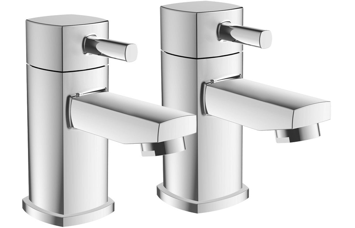 Toulon Bath Taps - Chrome