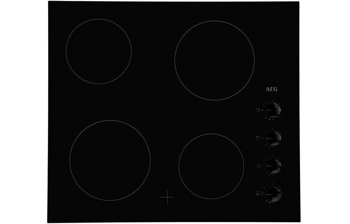 AEG HK614000CB 60cm Ceramic Hob - Black