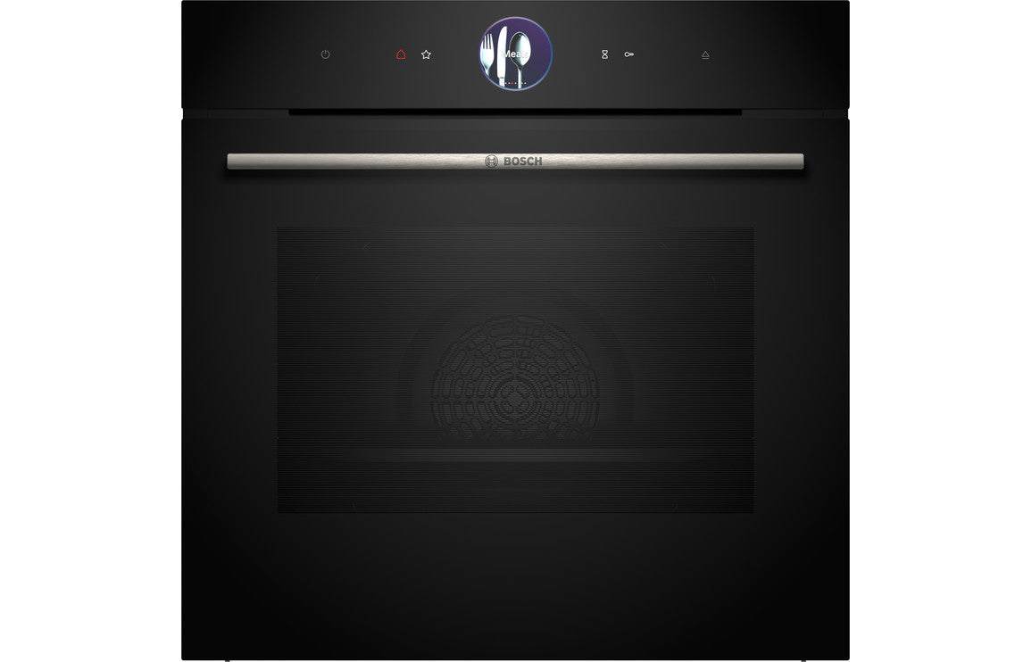 Bosch Series 8 HSG7364B1B Single Electric Oven w/Steam - Black