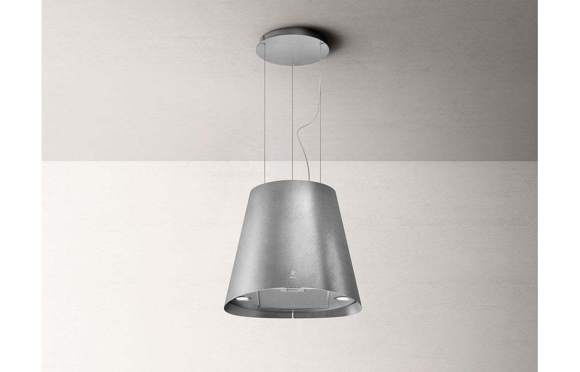 Elica Juno Urban 50cm Suspended Hood - Zinc, Cast Iron