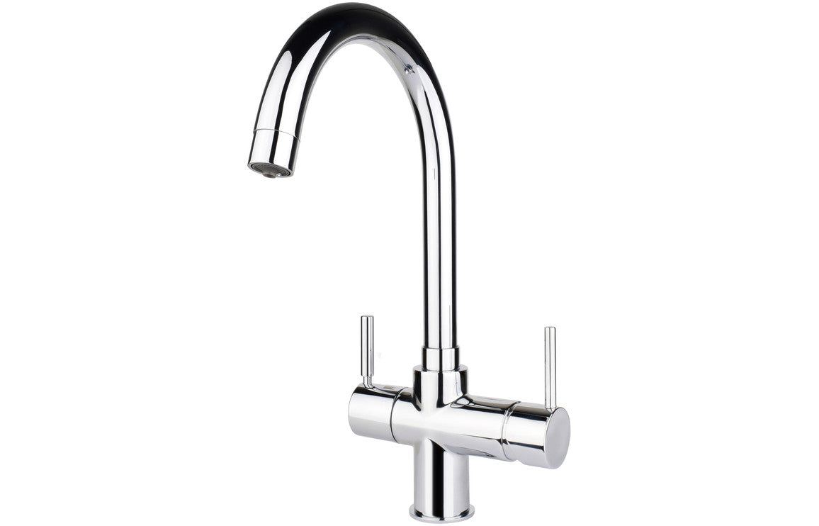 InSinkErator 3N1 J Shape Tap Only - Chrome, Brushed Steel, Rose Gold, Velvet Black
