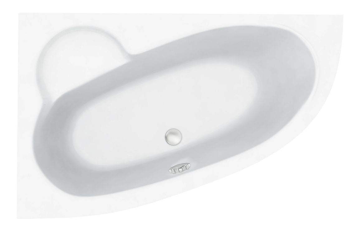 Miramar 1500x950x600mm 0TH Offset Corner Bath w/Legs (LH) or (RH)