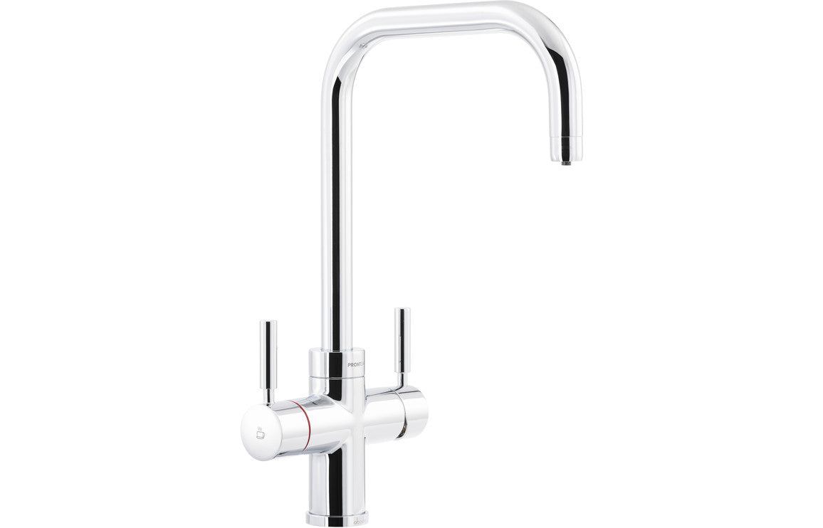 Abode Prostyle 3 IN 1 Quad Spout Monobloc Tap - Chrome, Brushed Nickel, Graphite, Matt Black, Urban Copper