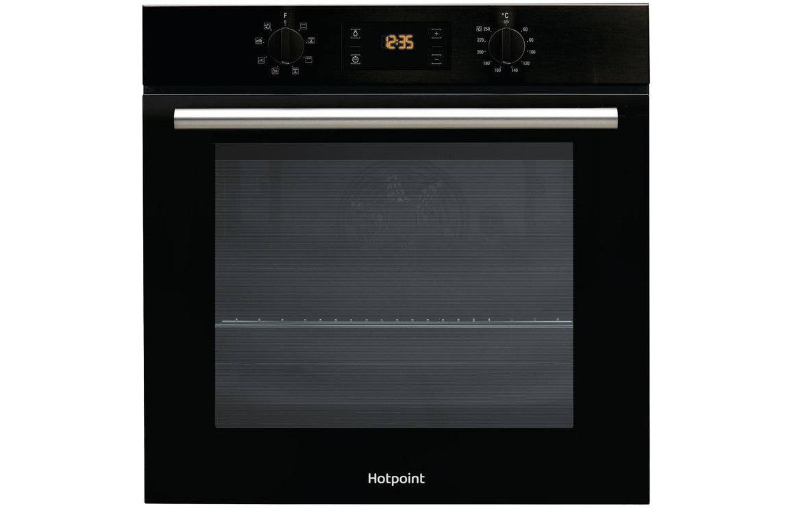 Hotpoint SA2 540 H BL Single Electric Oven - Black