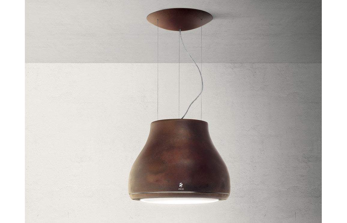 Elica Shining 50cm Suspended Hood - Rust, Peltrox