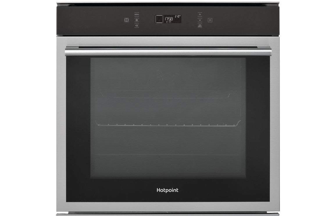 Hotpoint SI6 874 SH IX Single Electric Oven - Black & St/Steel