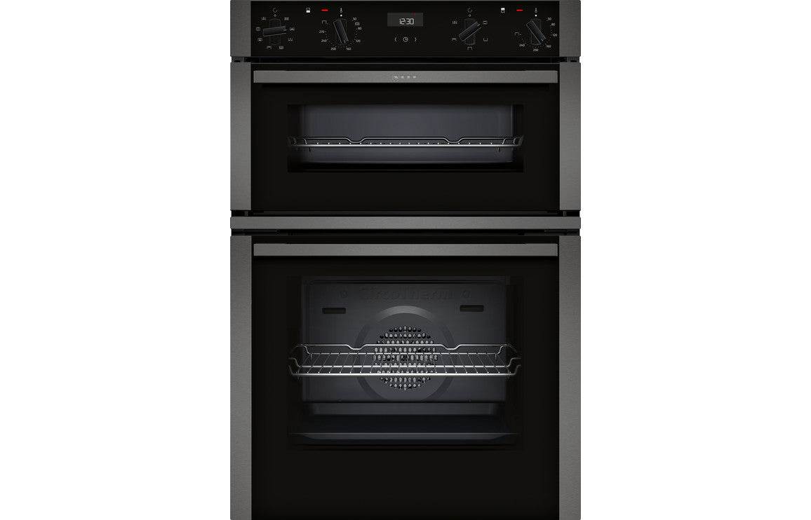Neff N50 U1ACE2HG0B Double Electric Oven - Graphite Grey
