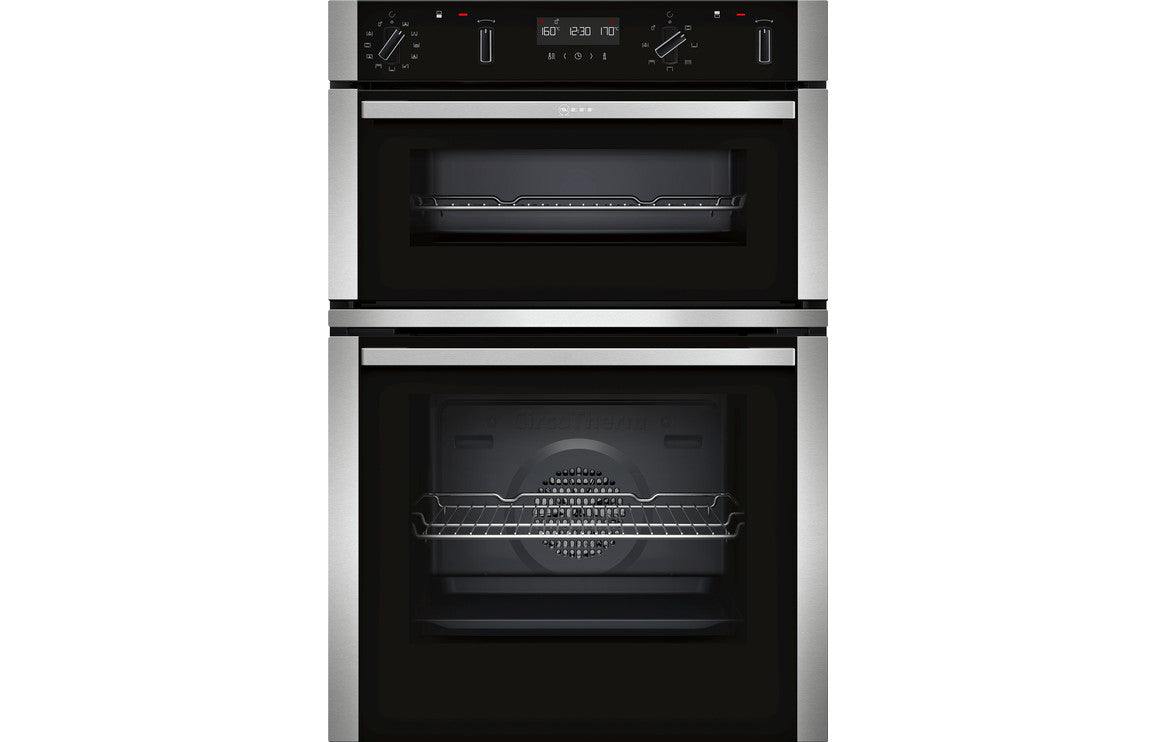 Neff N50 U2ACM7HH0B Double Pyrolytic Oven - St/Steel