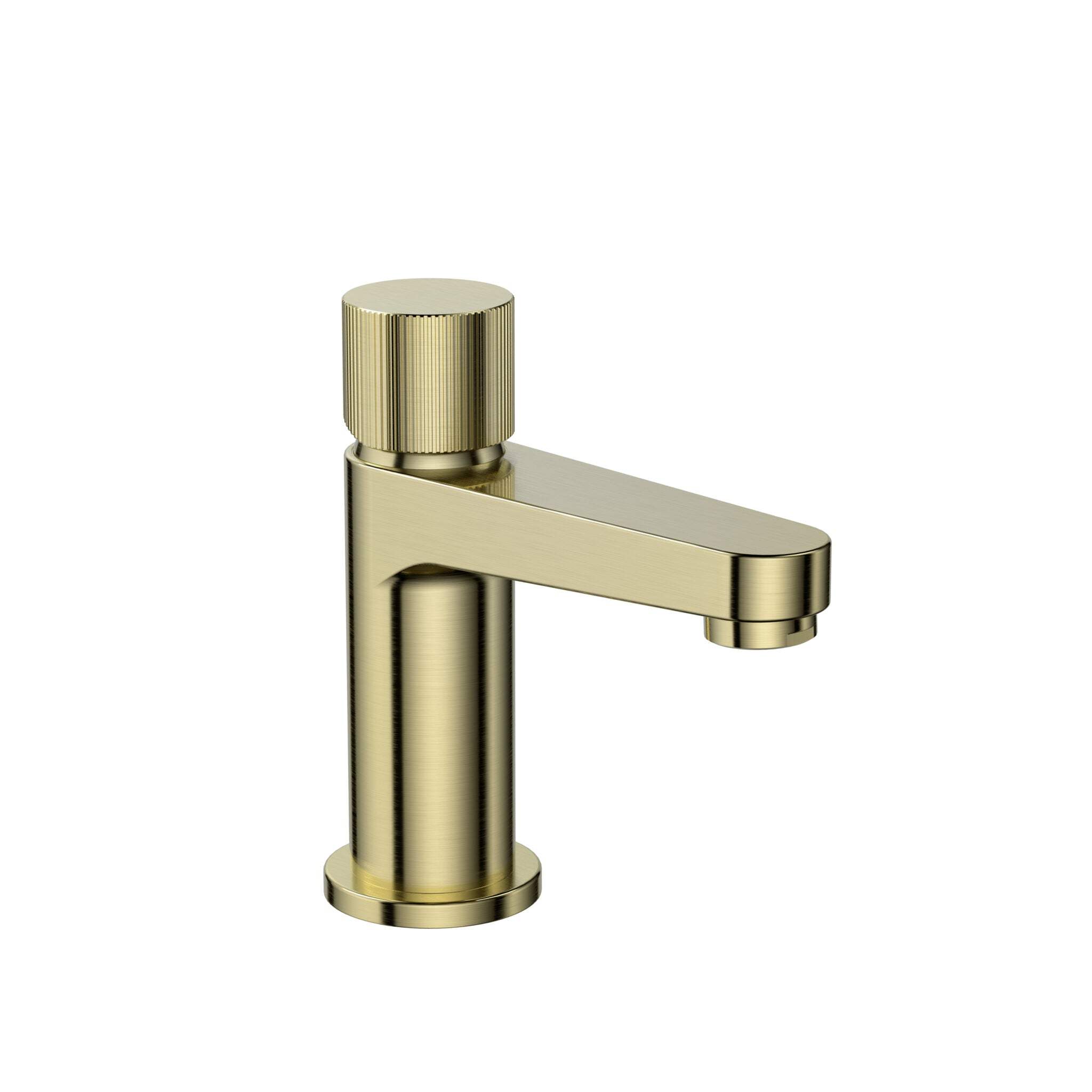 Mini Basin Mixer Brushed Brass