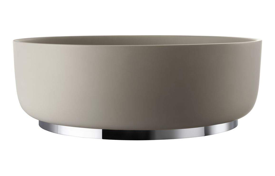 Abode Cava Round Basin Plinth - Chrome (plinth only)