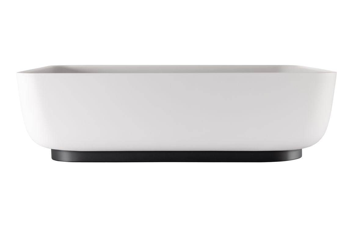 Abode Cava Tablet Basin Plinth - Matt Black (plinth only)