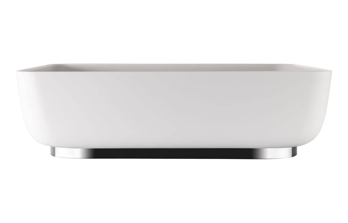 Abode Cava Tablet Basin Plinth - Chrome (plinth only)