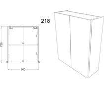 Alba 600mm Mirrored Unit - Matt Graphite Grey