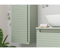 Align 815mm Wall Hung 1 Drawer Basin Unit & Basin - Matt Willow Green