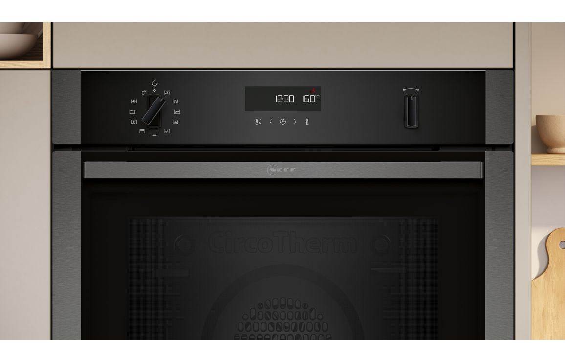 Neff N50 B2ACH7AG7B Single Pyrolytic Oven - Graphite Grey
