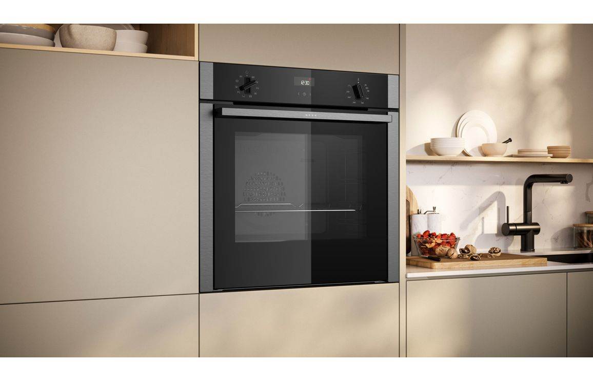 Neff N50 B3ACE4AN3B Single Slide&Hide® Electric Oven - St/Steel