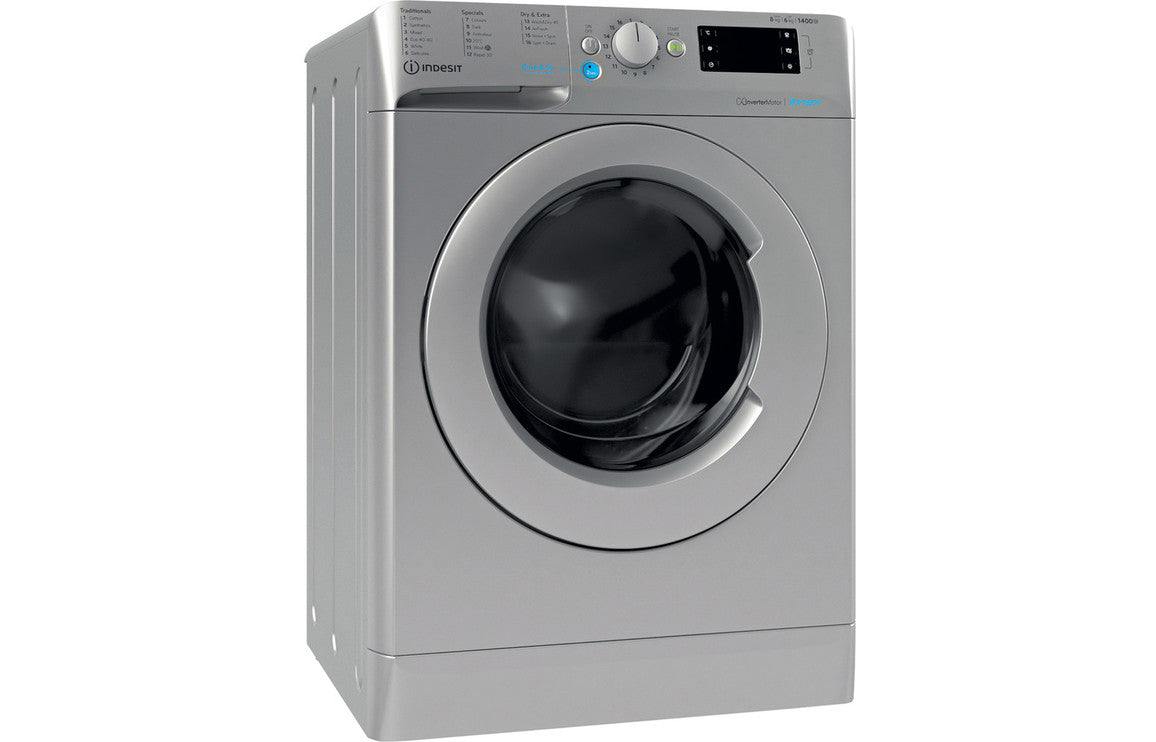 Indesit BDE 86436X S UK N F/S 8/6kg 1400rpm Washer Dryer - Silver