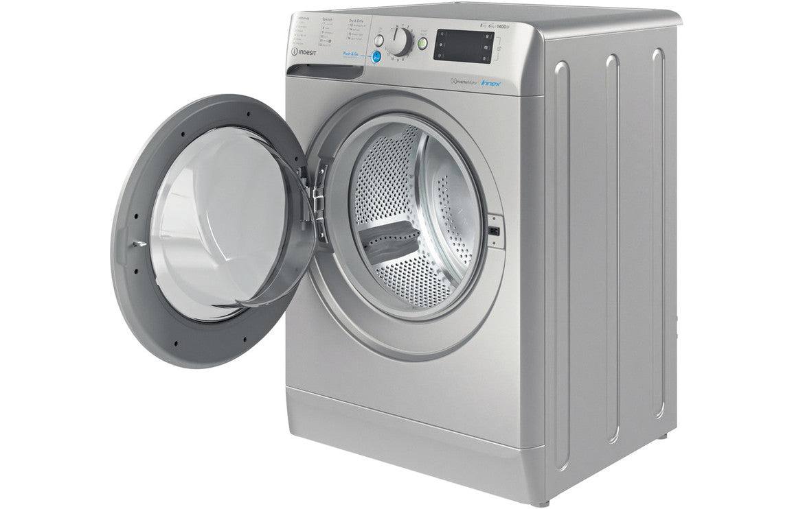 Indesit BDE 86436X S UK N F/S 8/6kg 1400rpm Washer Dryer - Silver