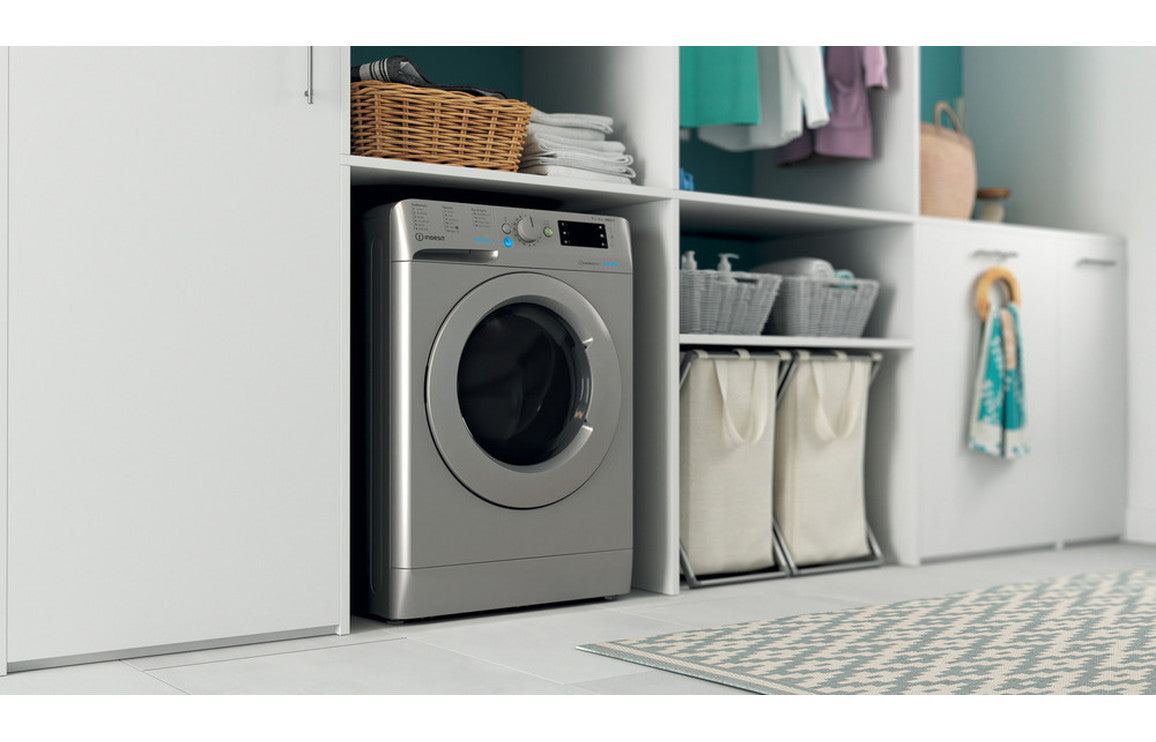 Indesit BDE 86436X S UK N F/S 8/6kg 1400rpm Washer Dryer - Silver