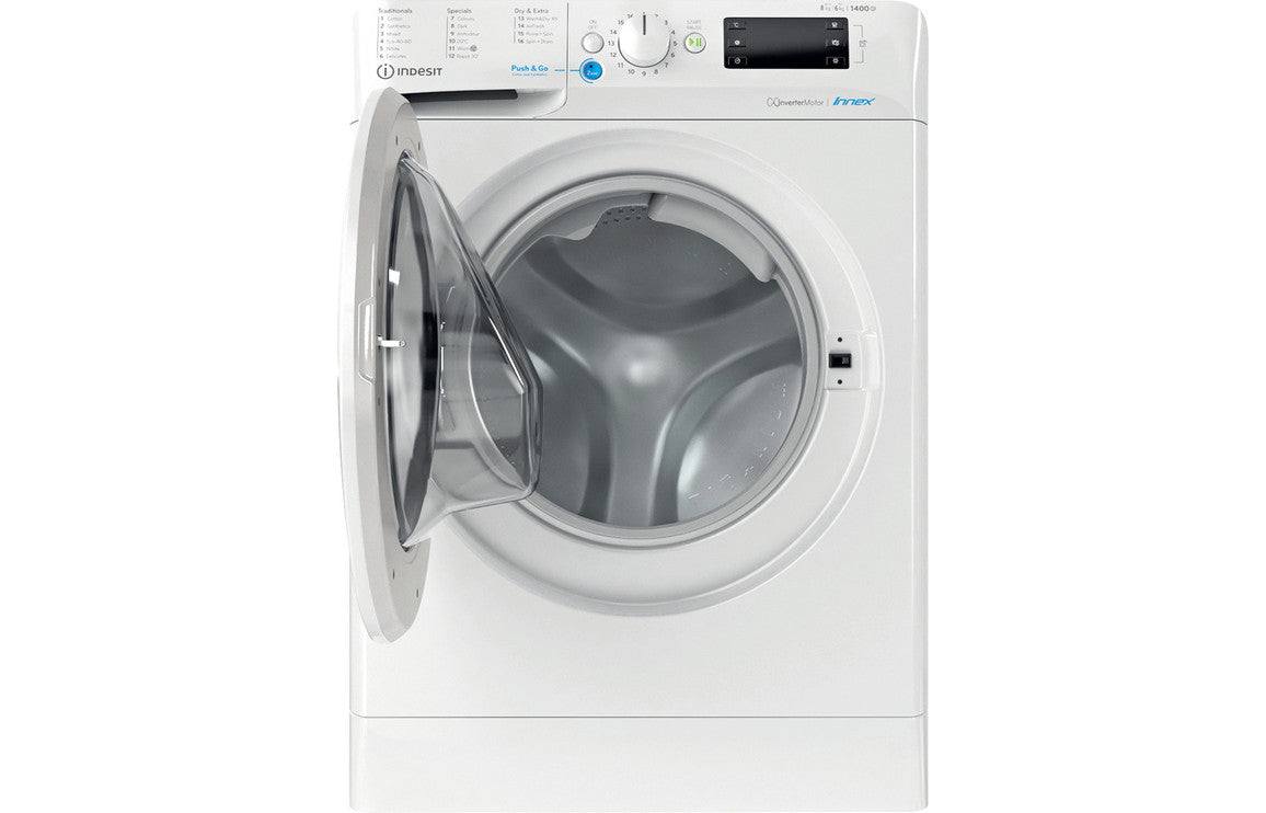 Indesit BDE 86436X W UK N F/S 8/6kg 1400rpm Washer Dryer - White