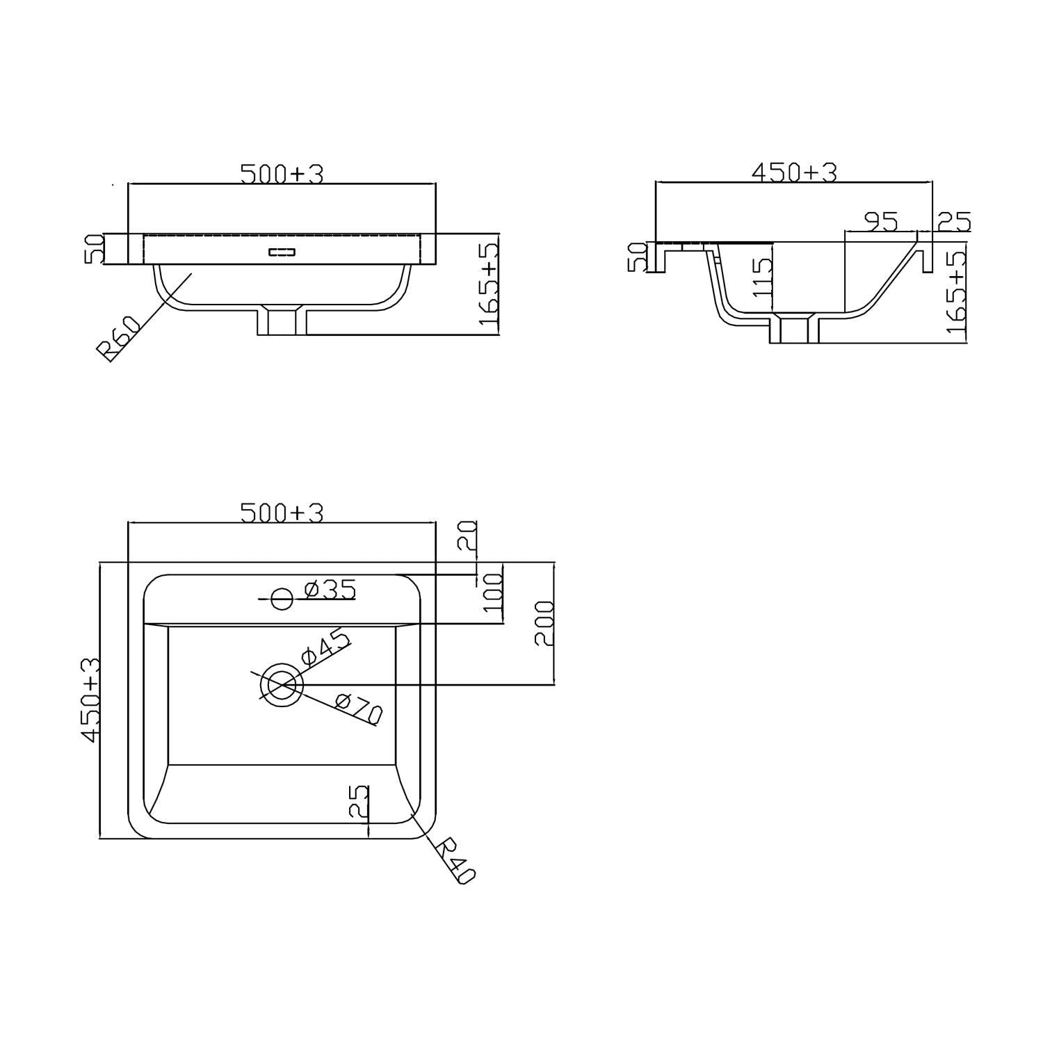 Bella 500 Basin