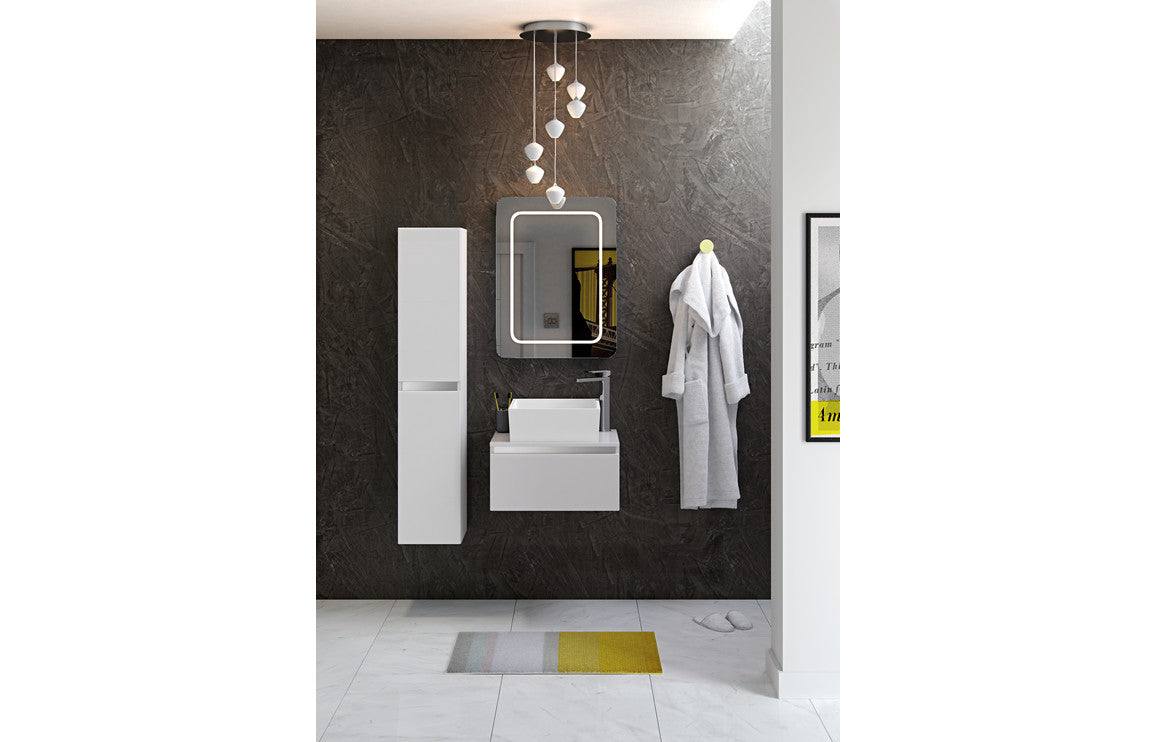 Carino 1200mm Wall Hung Basin Unit Run (No Top) - White Gloss