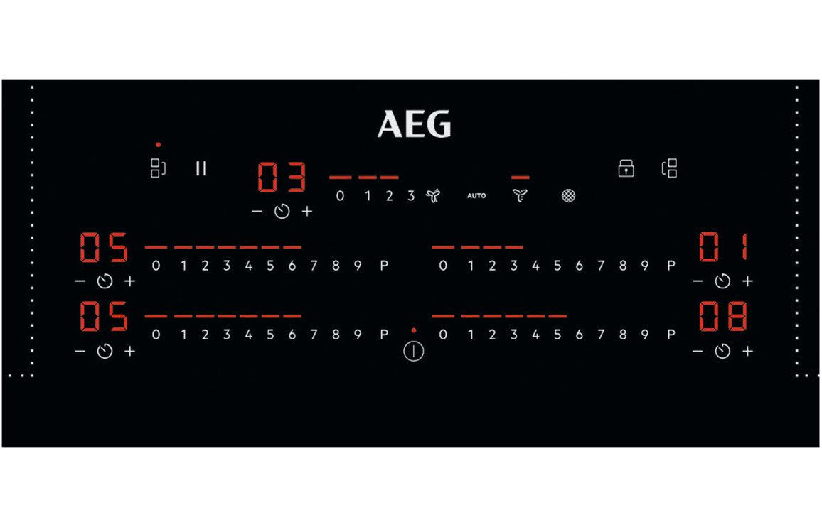 AEG CCE84751FB 83cm Venting Induction Hob - Black