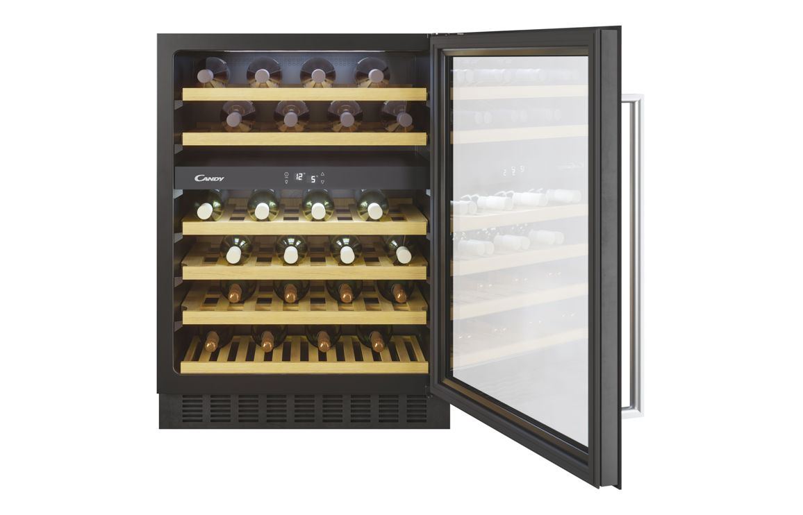 Candy CCVB 60D UK/N 60cm Wine Cooler - Black