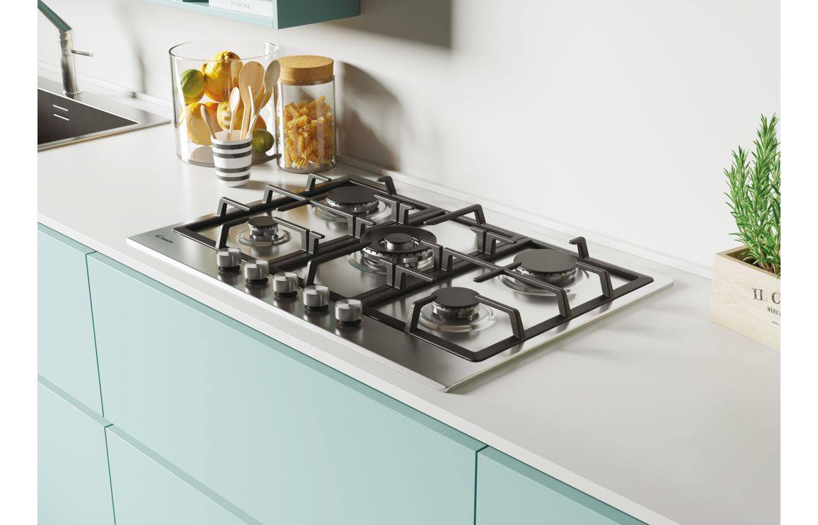 Candy CHG74WPX 75cm Gas Hob - St/Steel