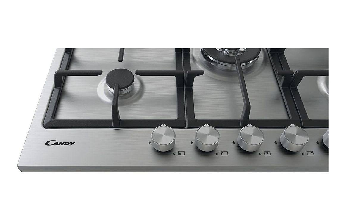 Candy CHG74WPX 75cm Gas Hob - St/Steel