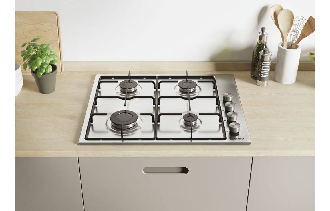 Candy CHW6LPX 60cm Gas Hob - St/Steel