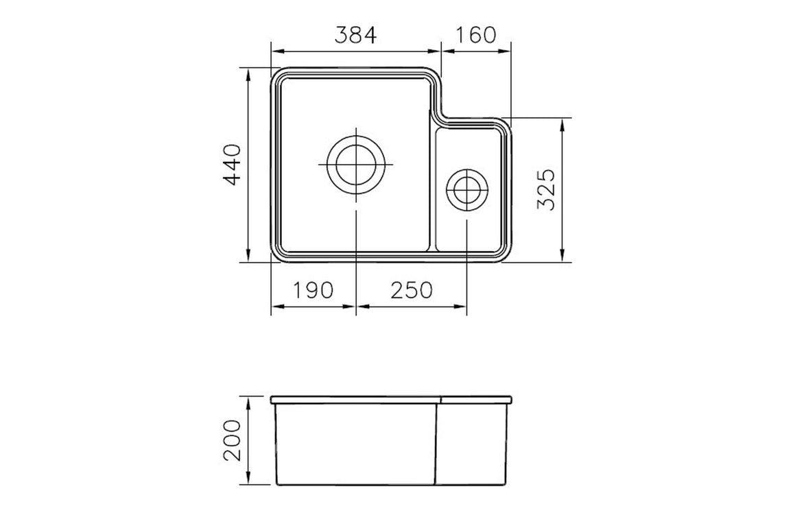 5B LHMB Undermount Ceramic Sink (
