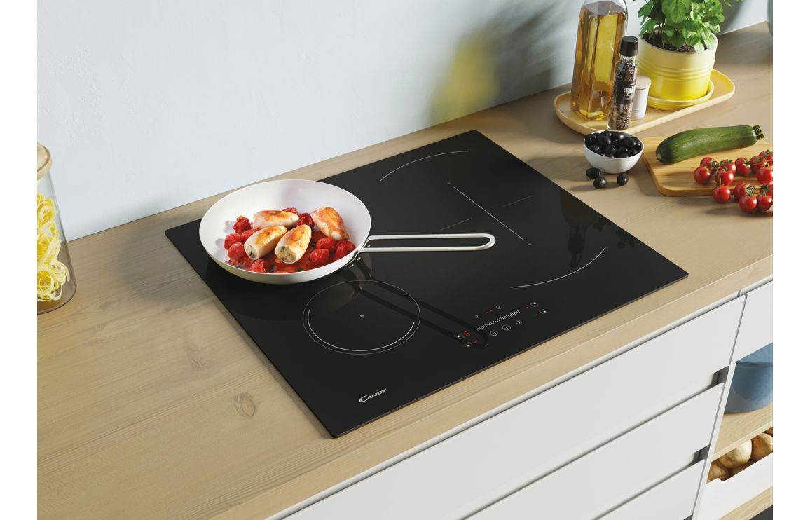 Candy CTP64SC/E1 60cm Induction Hob - Black Glass
