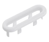 Oval Overflow Ring - White