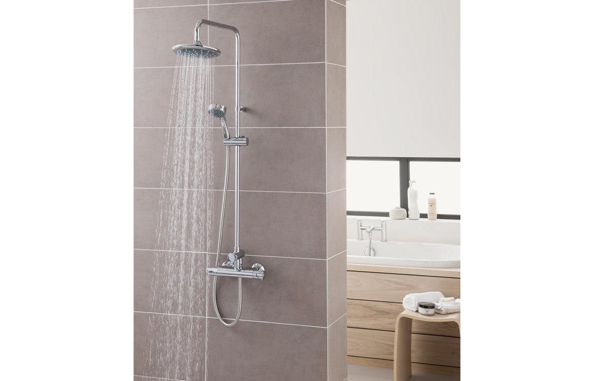 Triton Dene Thermostatic Bar Mixer Shower w/Diverter - Chrome