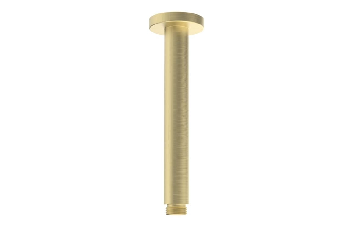 Aurora 180mm Round Ceiling Arm - Brushed Brass
