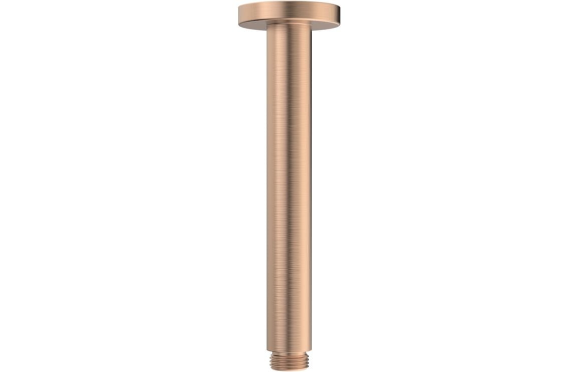 Aurora 180mm Round Ceiling Arm - Brushed Bronze